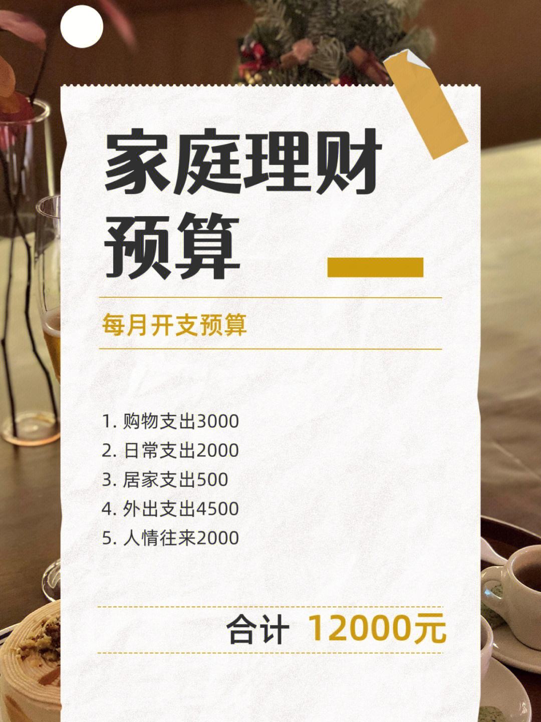 家庭理财图(家庭理财图片大全高清)